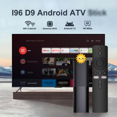 跨境imtvd9机顶盒h618双wifi蓝牙语音安卓外贸电视盒子网络机顶盒